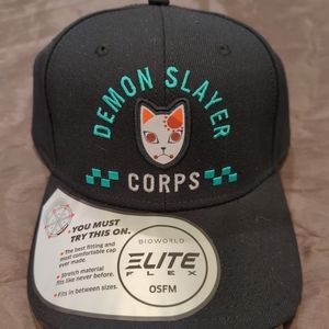 Demon Slayer Corps Black Snapback Hat. OSFA. Brand New